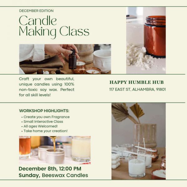 Beeswax Candle Making Class