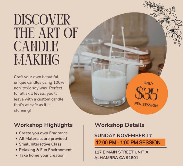 Candle Making Class 17 12 1