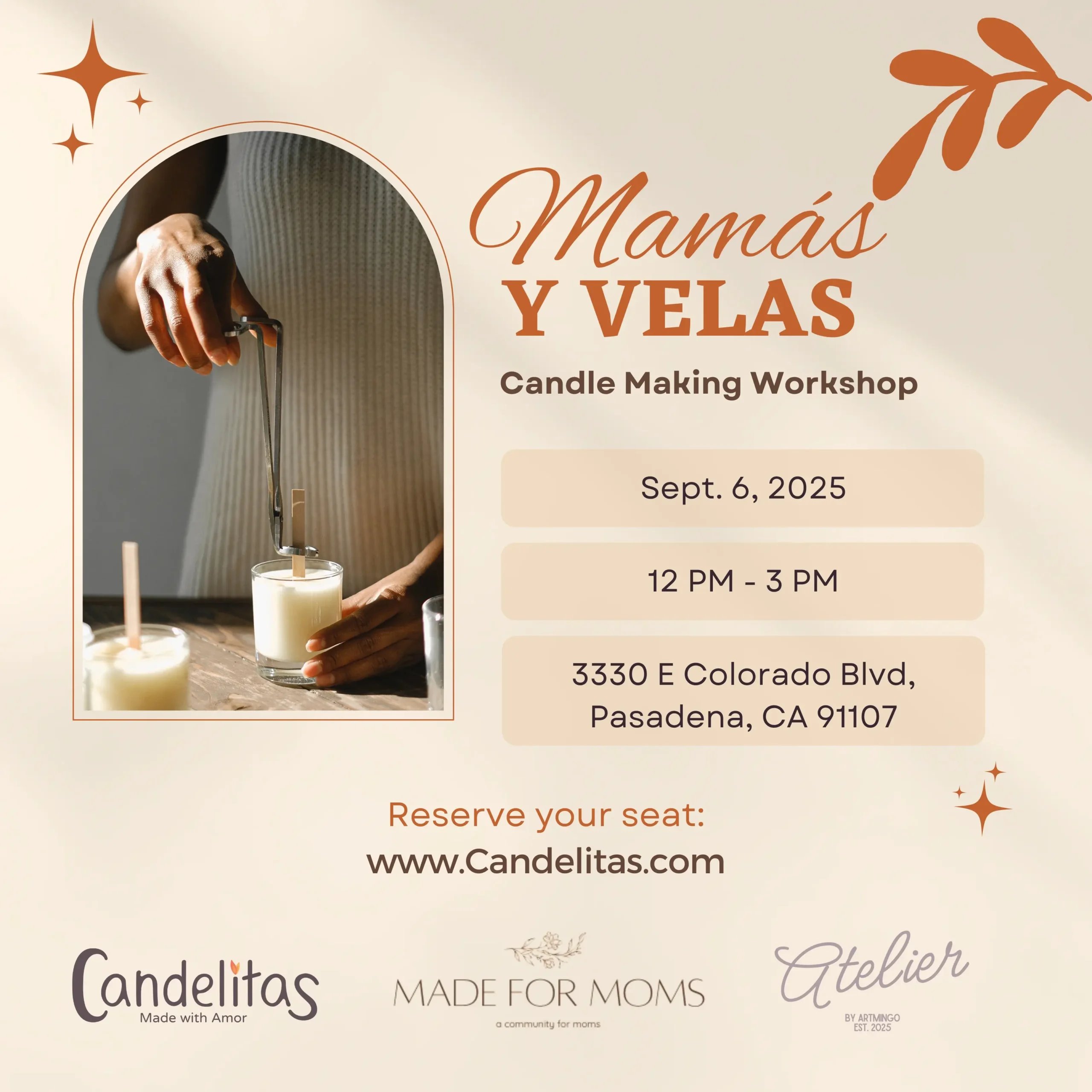 Mamas Y Velas Candle Making Workshop