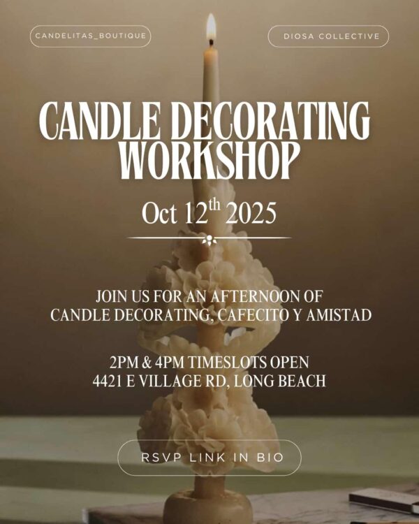 Candle Making Workshop In Long Beach: Velas, Cafecito Y Amistad
